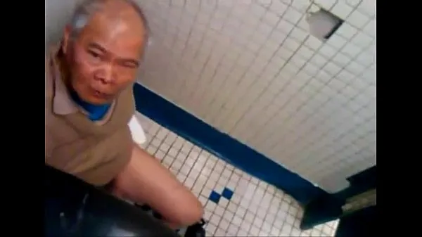 New crown caught jacking off in public bathroom cool Videos