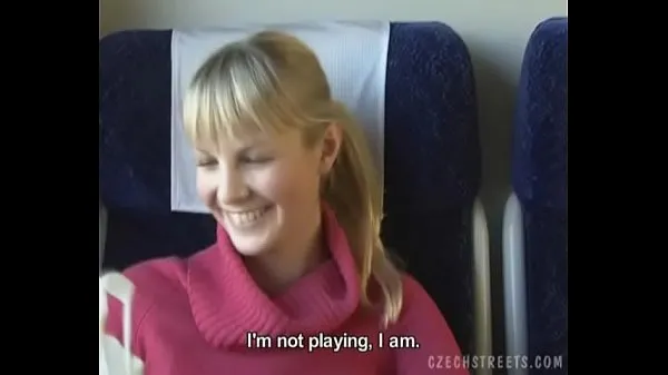 New Czech streets Blonde girl in train cool Videos