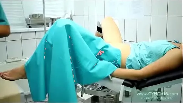 New beautiful girl on a gynecological chair (33 cool Videos