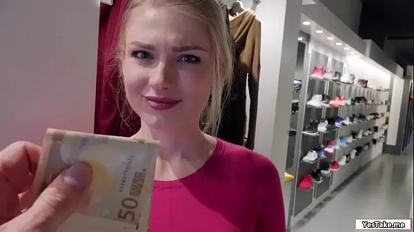 New Russian sales attendant sucks dick in the fitting room for a grand cool Videos