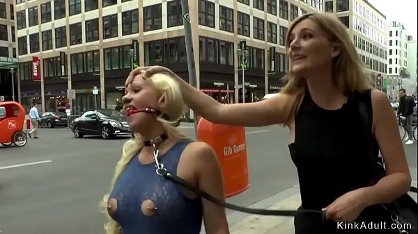 Nya Busty petite blonde gangbang in public coola videor