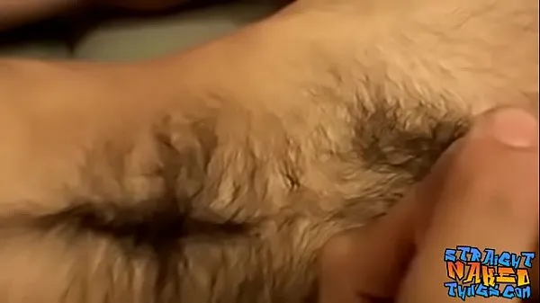 New Skinny hairy straight thug rubs his small cock and cums cool Videos