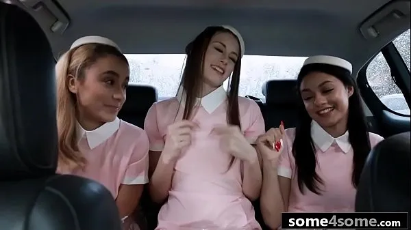 New Three Stunning Miami Stewardesses Fucked By a Rich Passenger cool Videos