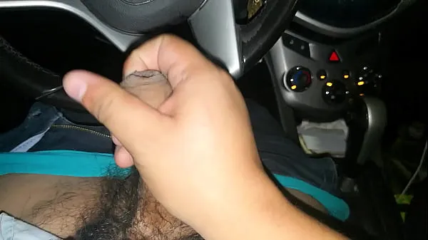 Masturbation in the car on public roads Video hebat baharu