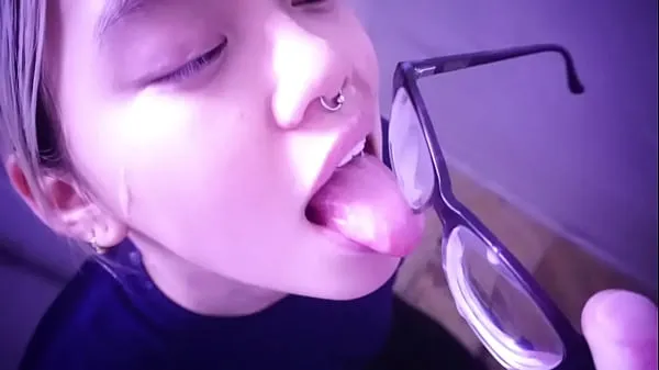 New Chinese American Cum Slut Licks & Swallows The Cum Off Her Glasses Lenses cool Videos