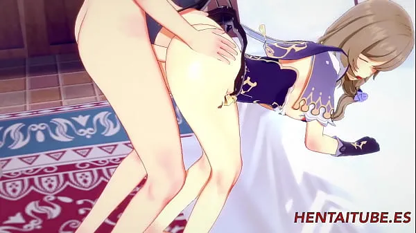 New Genshin Impact Hentai - Lisa Having sex with a blonde boy and he cums in her mouth tits and pussy 3/3 cool Videos