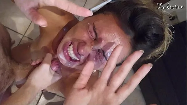 New Girl orgasms multiple times and in all positions. (at 7.4, 22.4, 37.2). BLOWJOB FEET UP with epic huge facial as a REWARD - FRENCH audio cool Videos