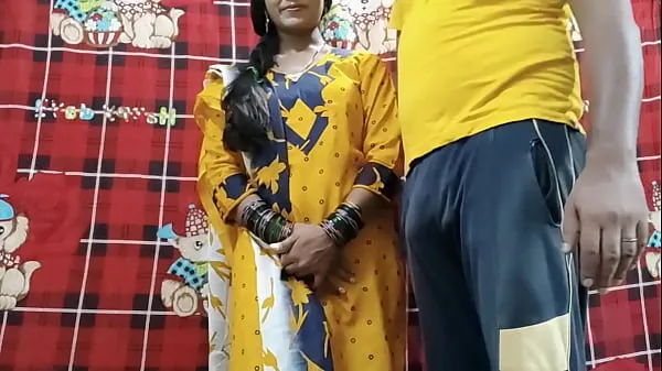 Neighbors called new sister-in-law wearing yellow dress to their room (Dirty Talk Video hebat baharu