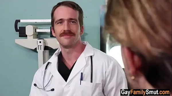 Gay boy visits step uncle's doctor's office Video keren baru