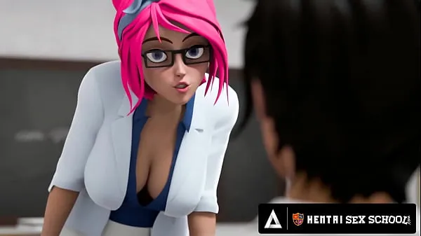 New HENTAI SEX UNIVERSITY - Big Titty Hentai MILF Begs For Student's Cum In Front Of The WHOLE CLASS cool Videos