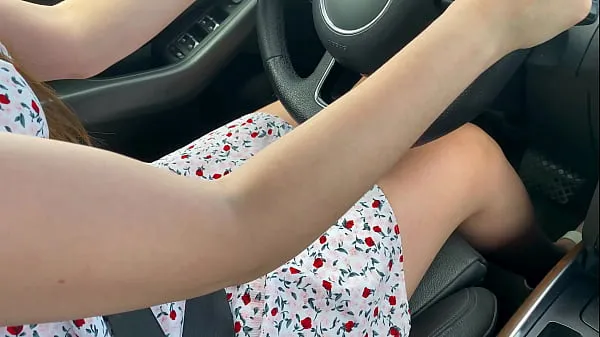 New Stepmother: - Okay, I'll spread your legs. A young and experienced stepmother sucked her stepson in the car and let him cum in her pussy cool Videos