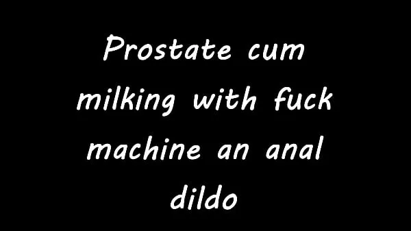 Prostate cum milking with fuck machine an anal dildo Video hebat baharu