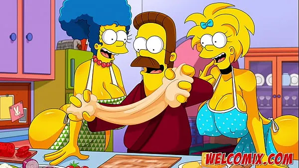 Nuevos Orgía con culos calientes de los Simpson vídeos interesantes