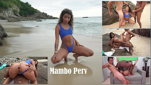 Novos Melissa HOT dupla penetração na praia de nudismo na frente de gente assistindo (DP, anal, gapes, sexo em público, voyeur, ATM, Monster cock, BBC, praia) OB239 vídeos legais