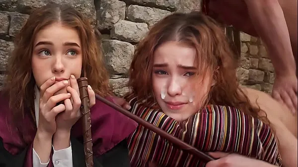 New ERECTO ! - Hermione´s First Time Struggles With A Spell - NoLube cool Videos