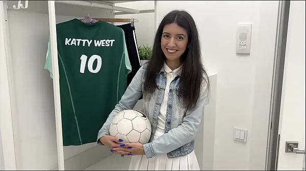 Nowe Public football agent - Cutie becomes a real football player after casting fajne filmy